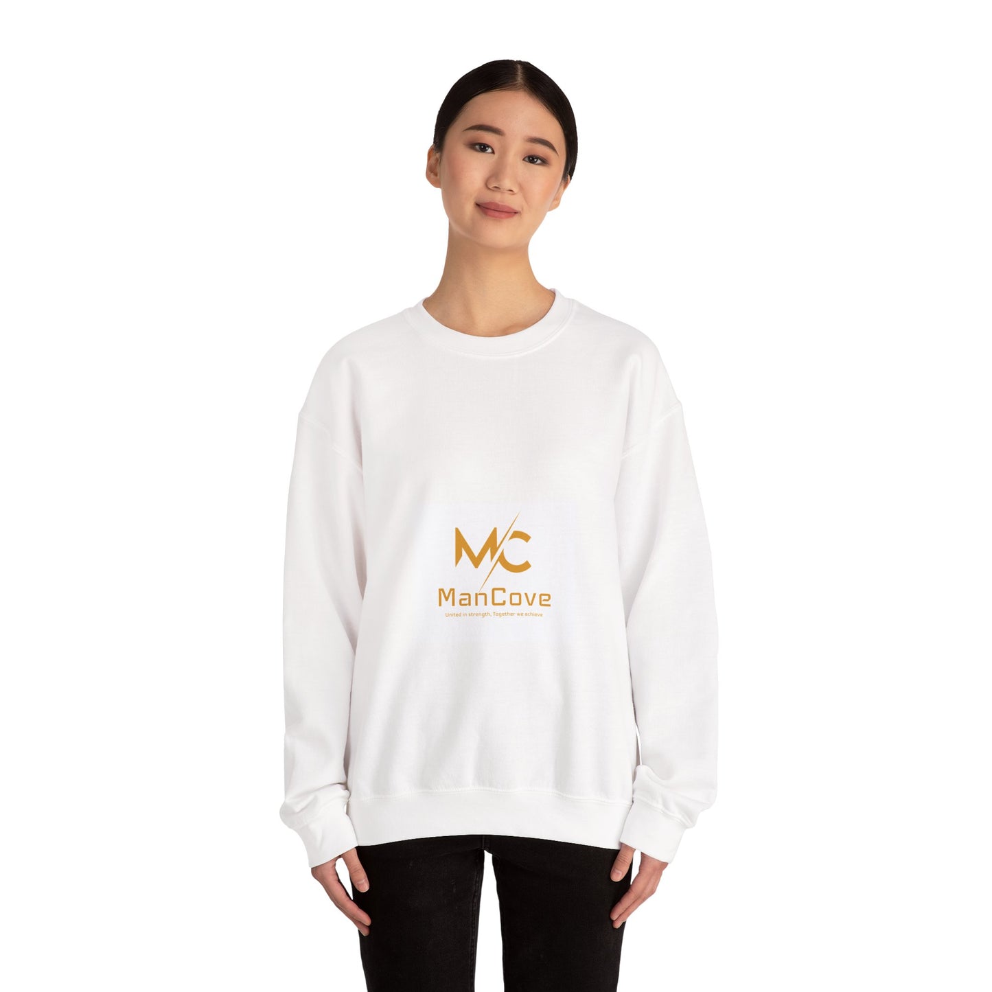 ManCove Unisex Heavy Blend Crewneck Sweatshirt - Casual Comfort for Every Occasion