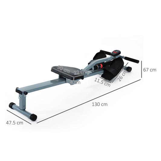 12 Level Fitness Rowing Machine