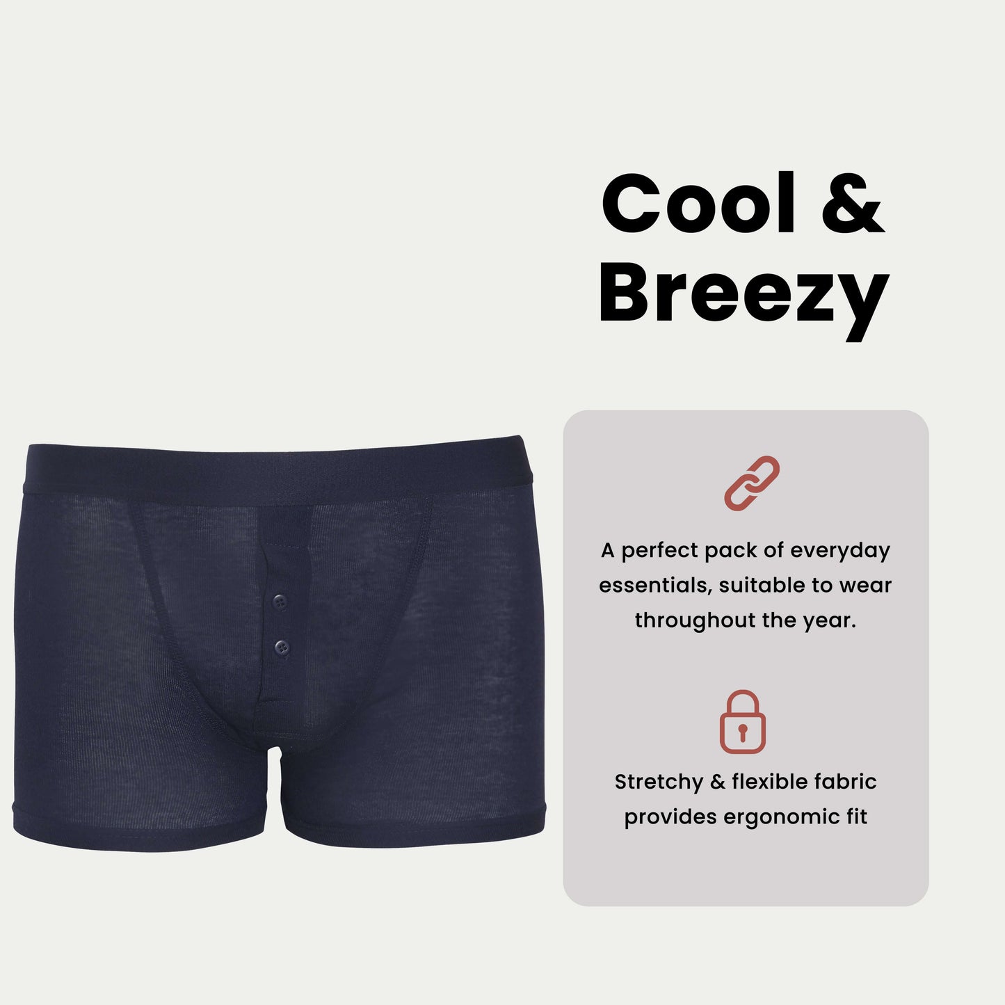 6 Pack Cotton Stretch Boxer Shorts