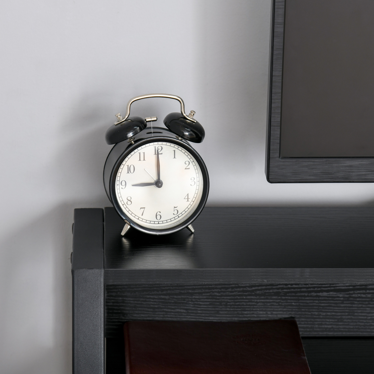 Computer Desk with Upper Storage Shelf