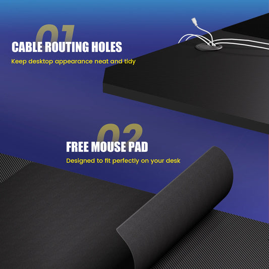 GTPLAYER Gaming table, Gaming desk 120x60cm