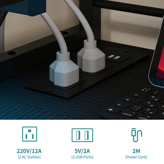 Balconera L-Shaped Gaming Desk