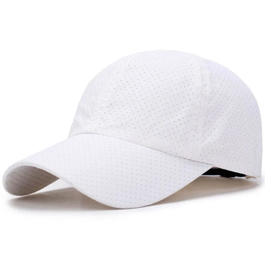 Spring Summer Solid Colour Mesh Cap