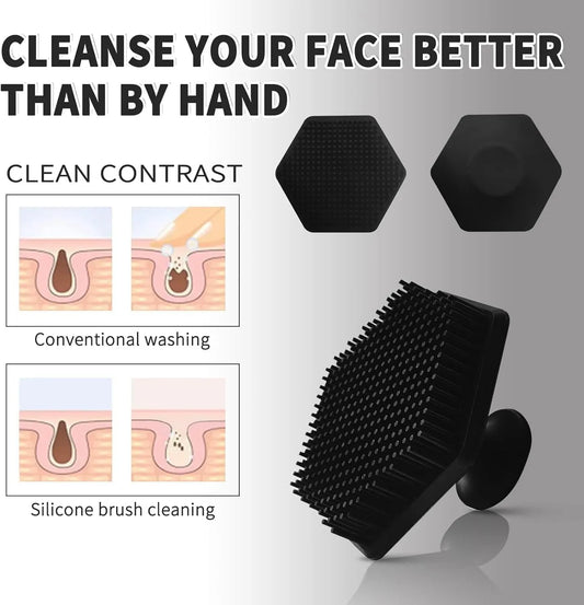 Silicone Facial Cleaning Brush Scrubber