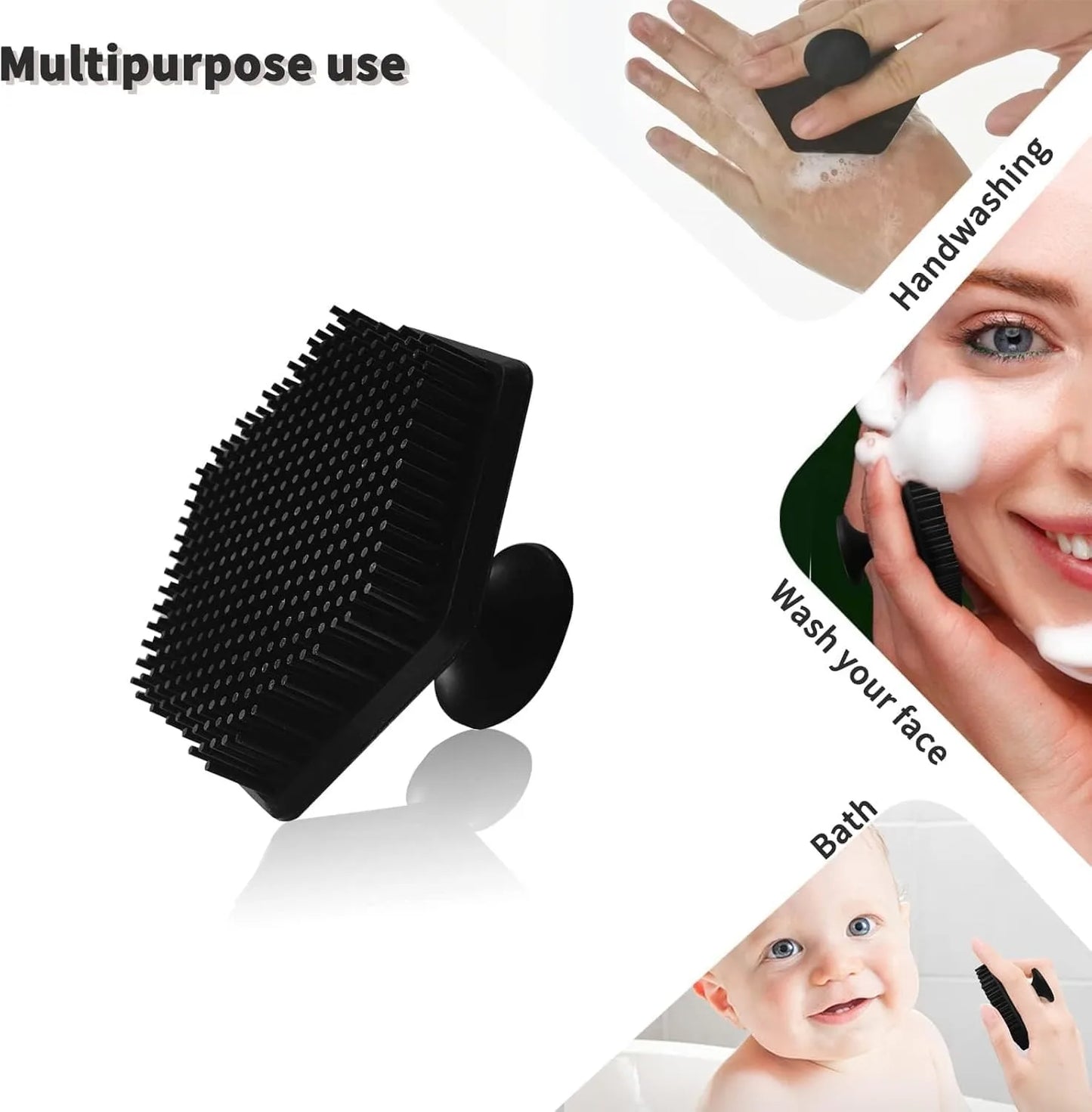 Silicone Facial Cleaning Brush Scrubber