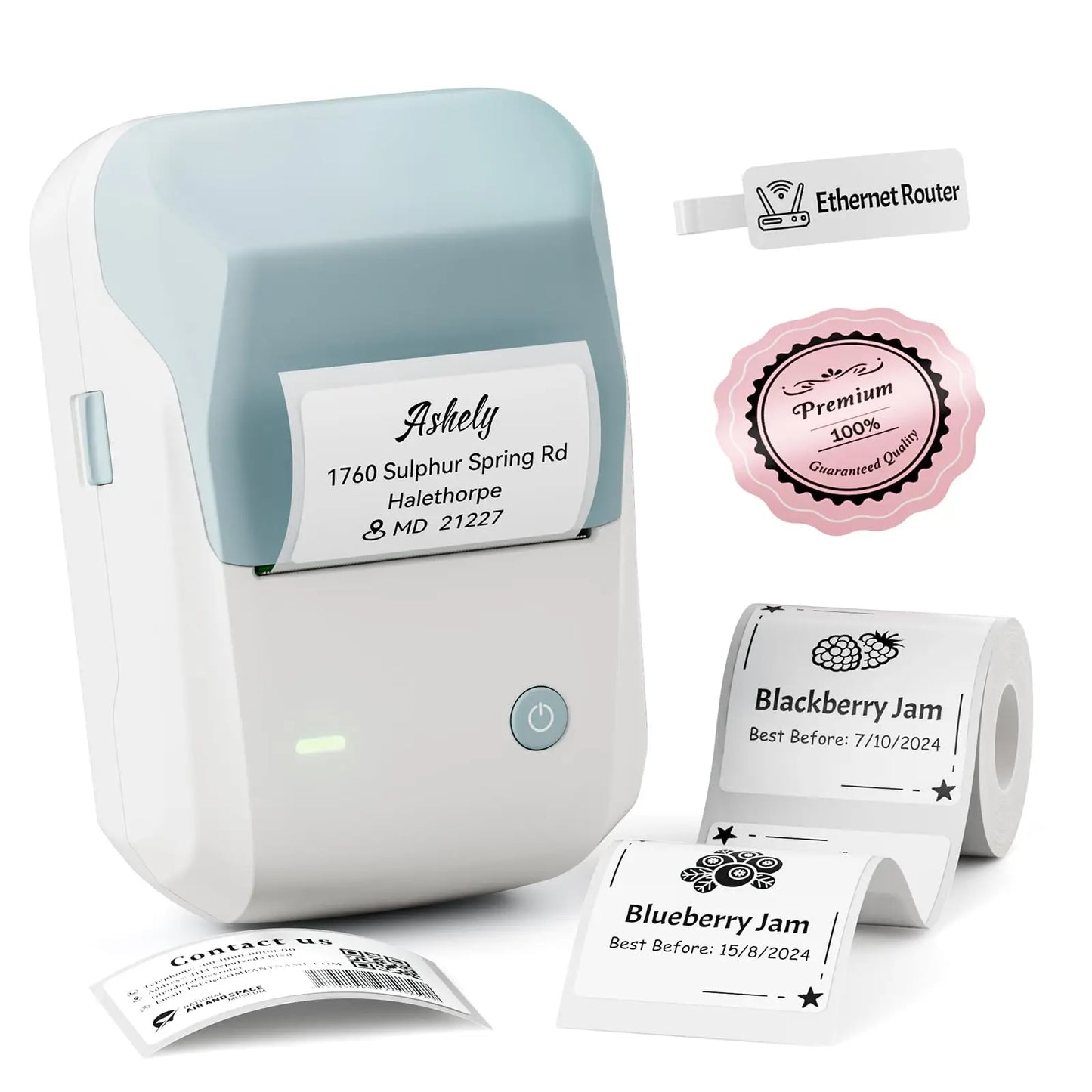 Niimbot B1 Label Maker 2 Inch Bluetooth Portable Label Printer