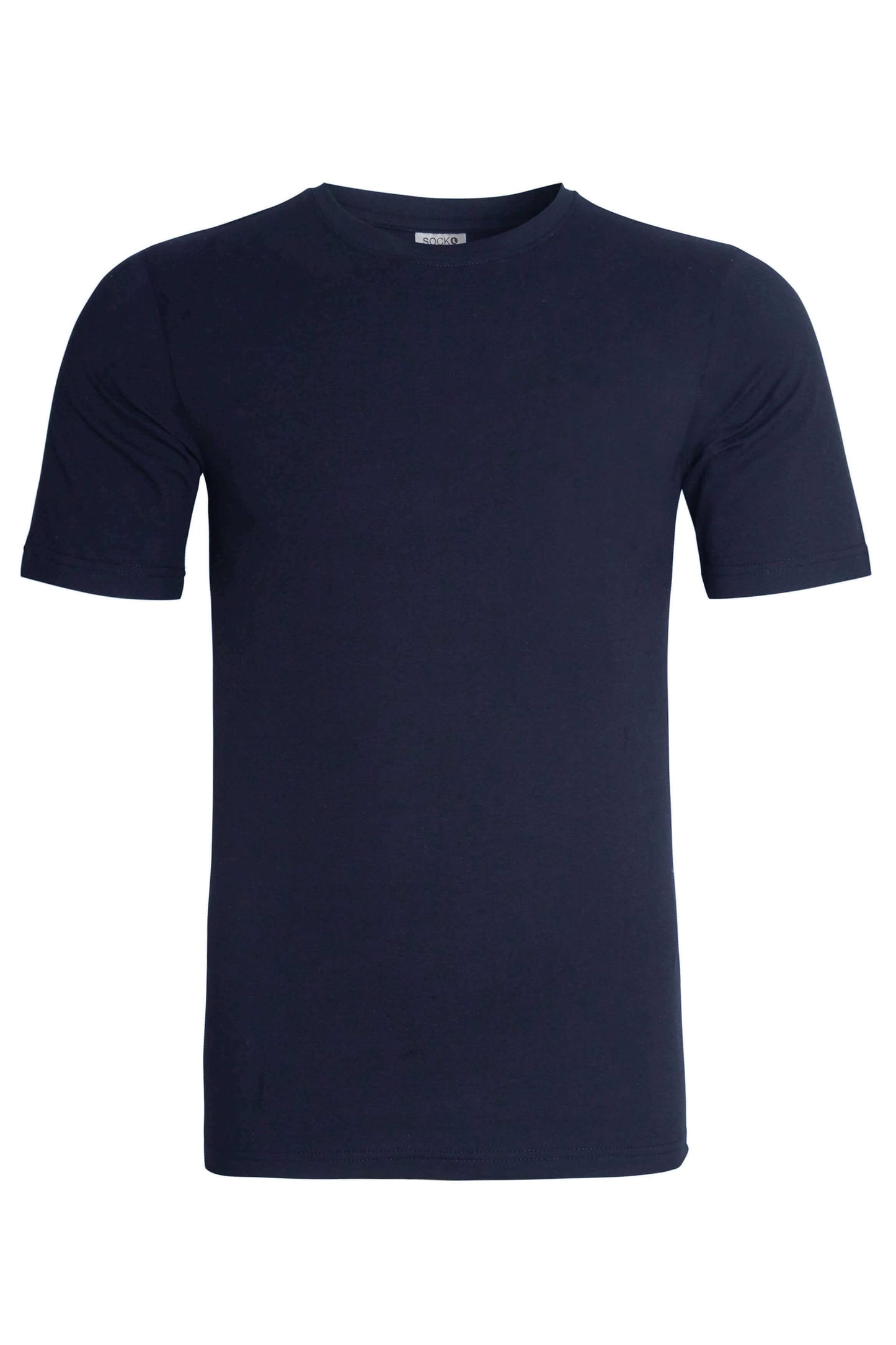 Pack of 3 Men's Plain T-Shirts Soft Breathable Cotton Polyester Blend Short Sleeve