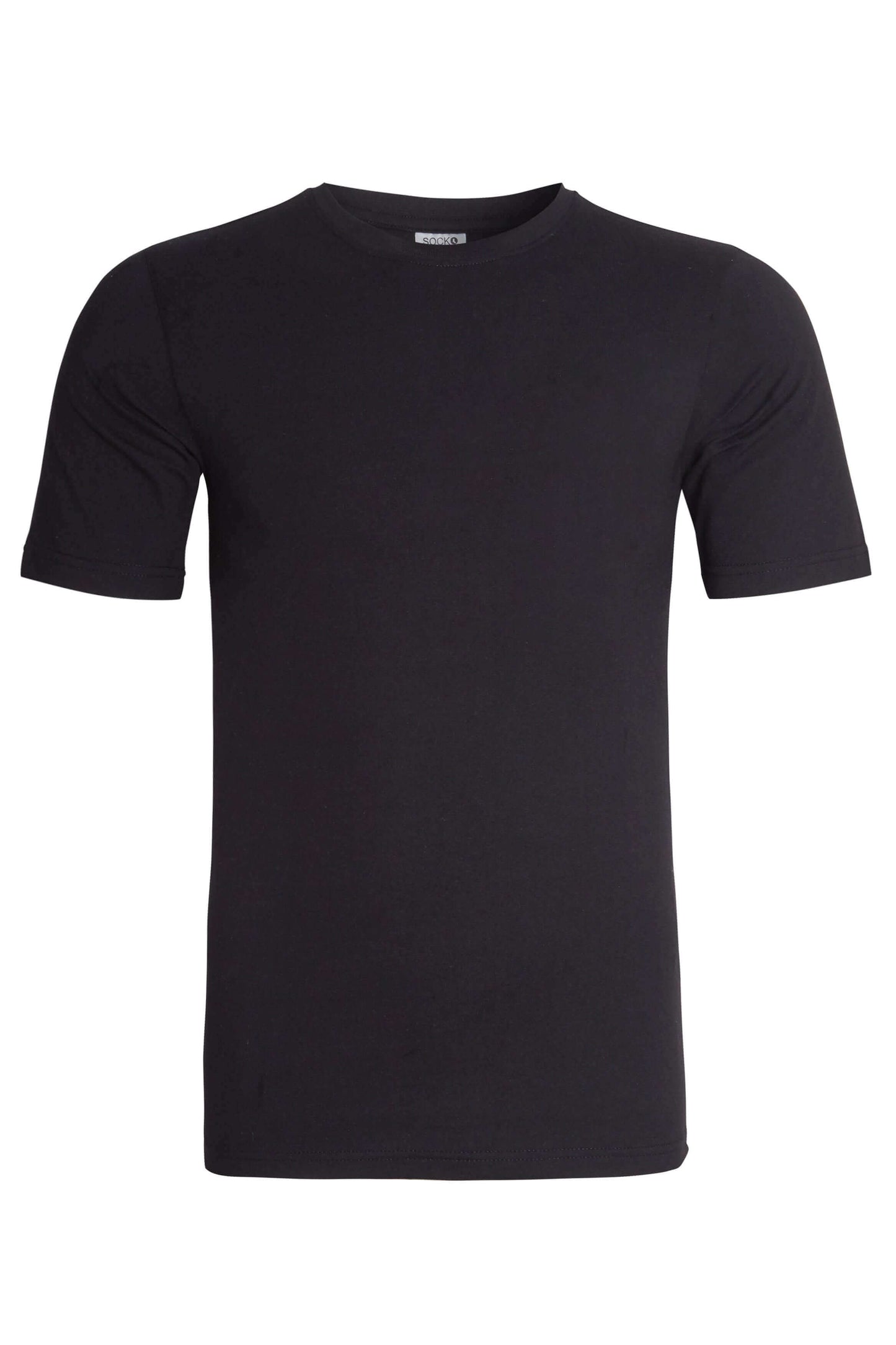 Pack of 3 Men's Plain T-Shirts Soft Breathable Cotton Polyester Blend Short Sleeve