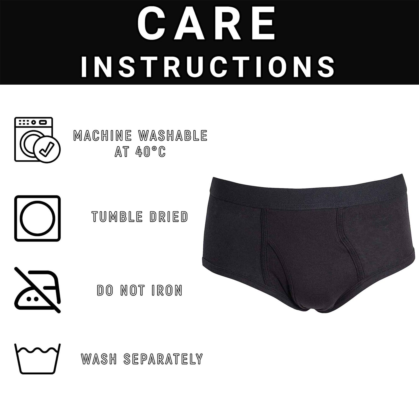 Pack of 6 Men's Cotton Briefs