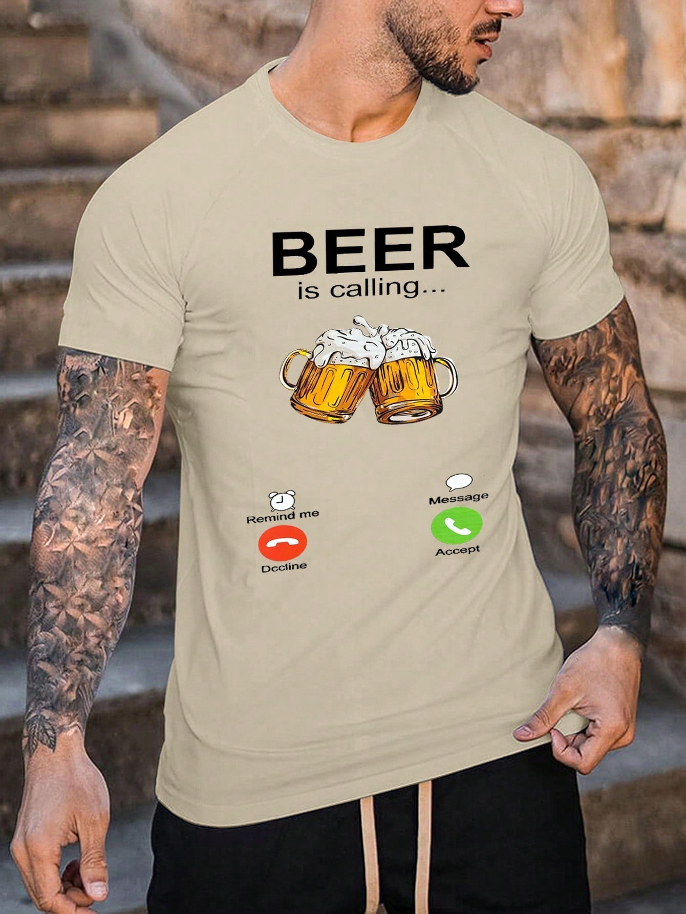 Men's Slogan Graphic Tee