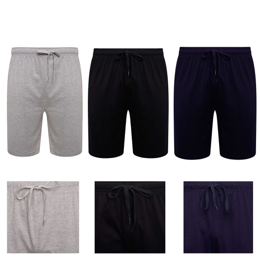 2 Pack Men's Cotton Lounge Shorts