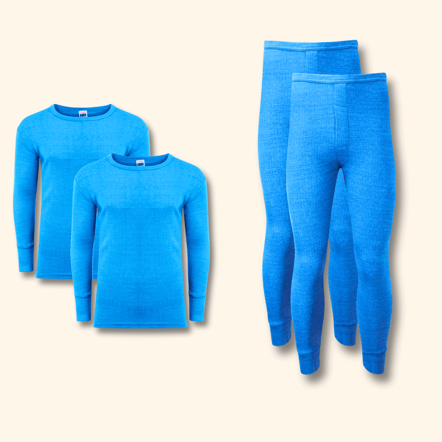 2 Pack Men's Thermal Underwear Set Long Sleeve