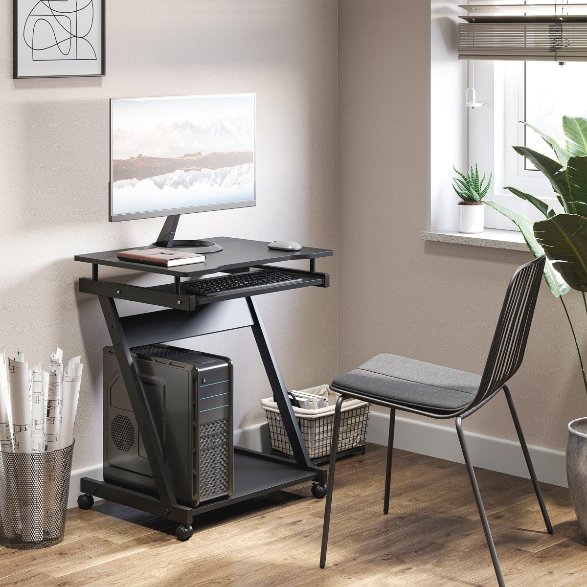 Movable Computer Desk