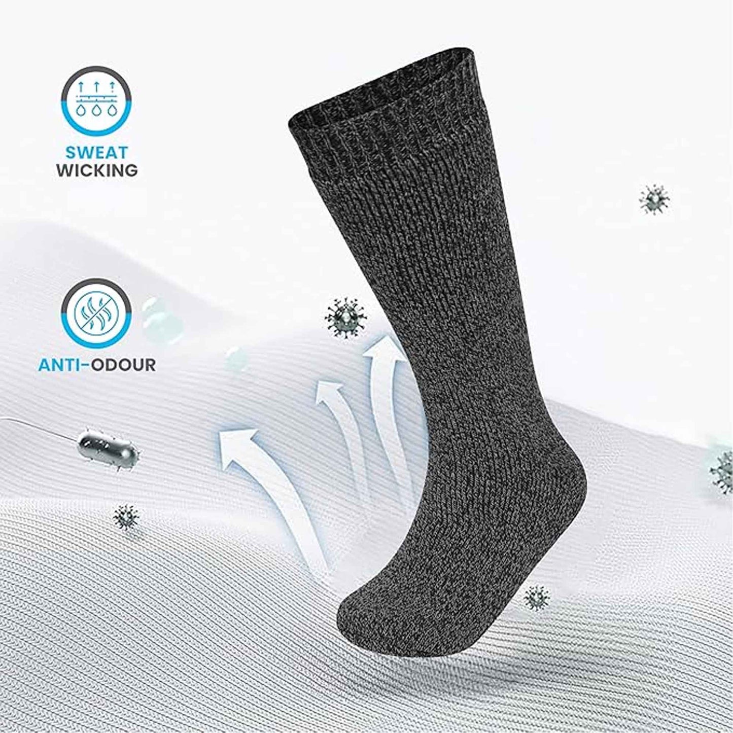3 Pack Men's Wellington Boot Socks