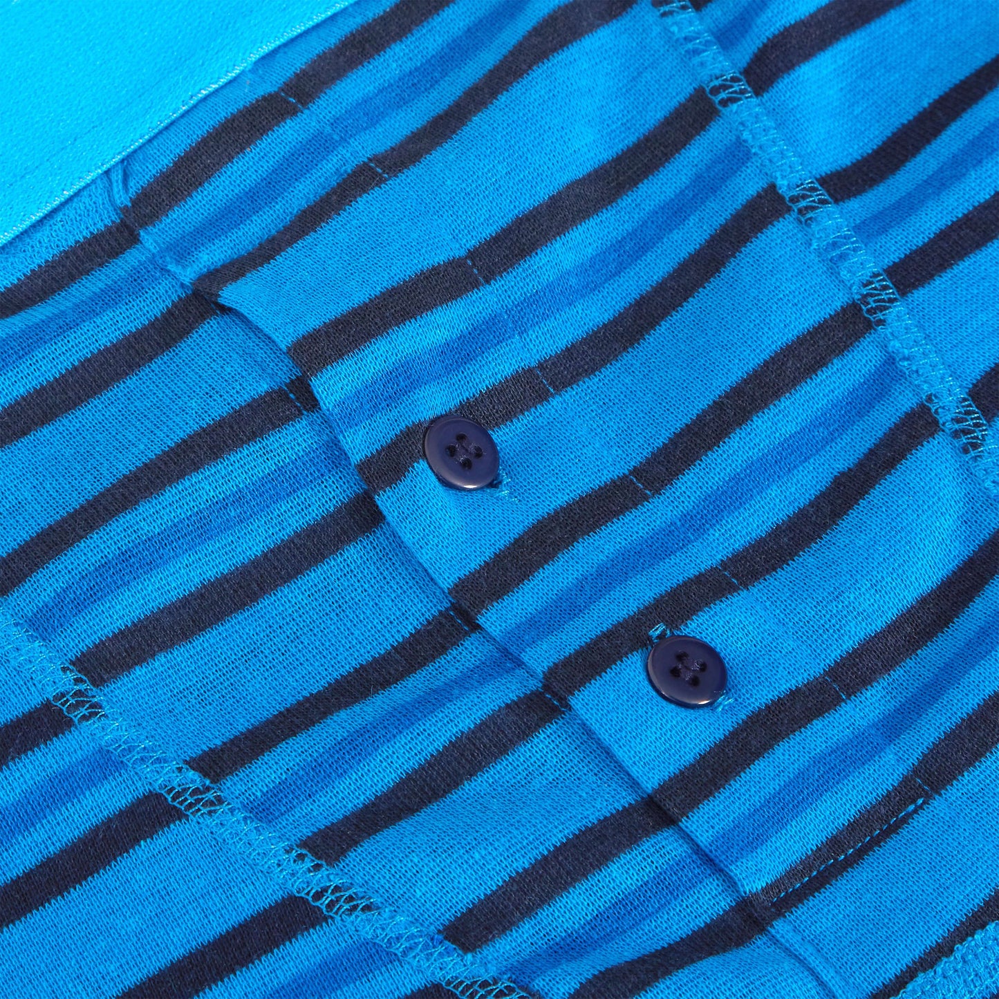 6 Pack Blue Navy Striped Cotton Stretch Boxer Shorts