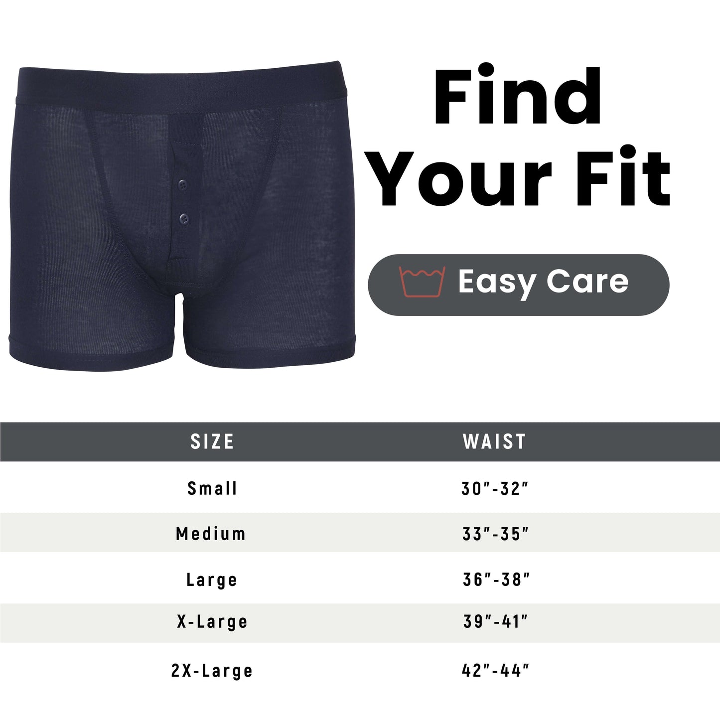 6 Pack Blue Navy Striped Cotton Stretch Boxer Shorts