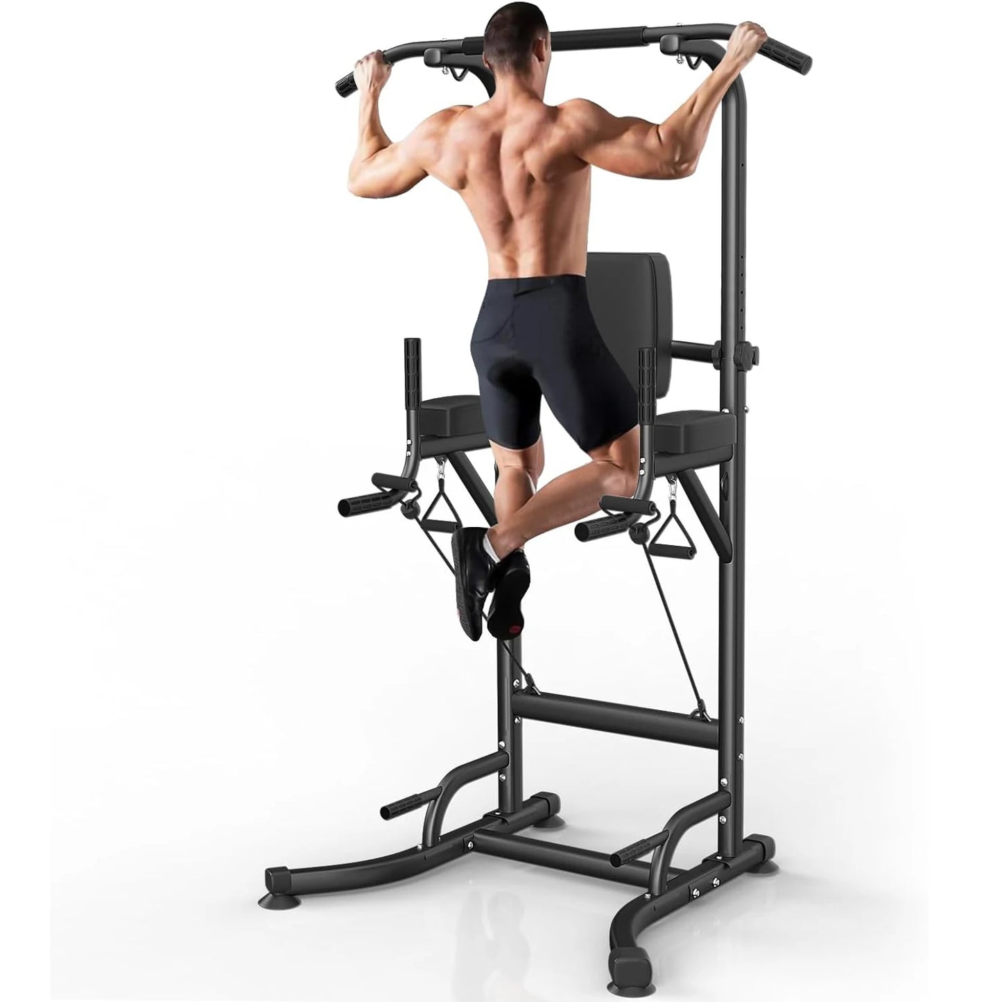 Power Tower Dip Station Pull Up Bar
