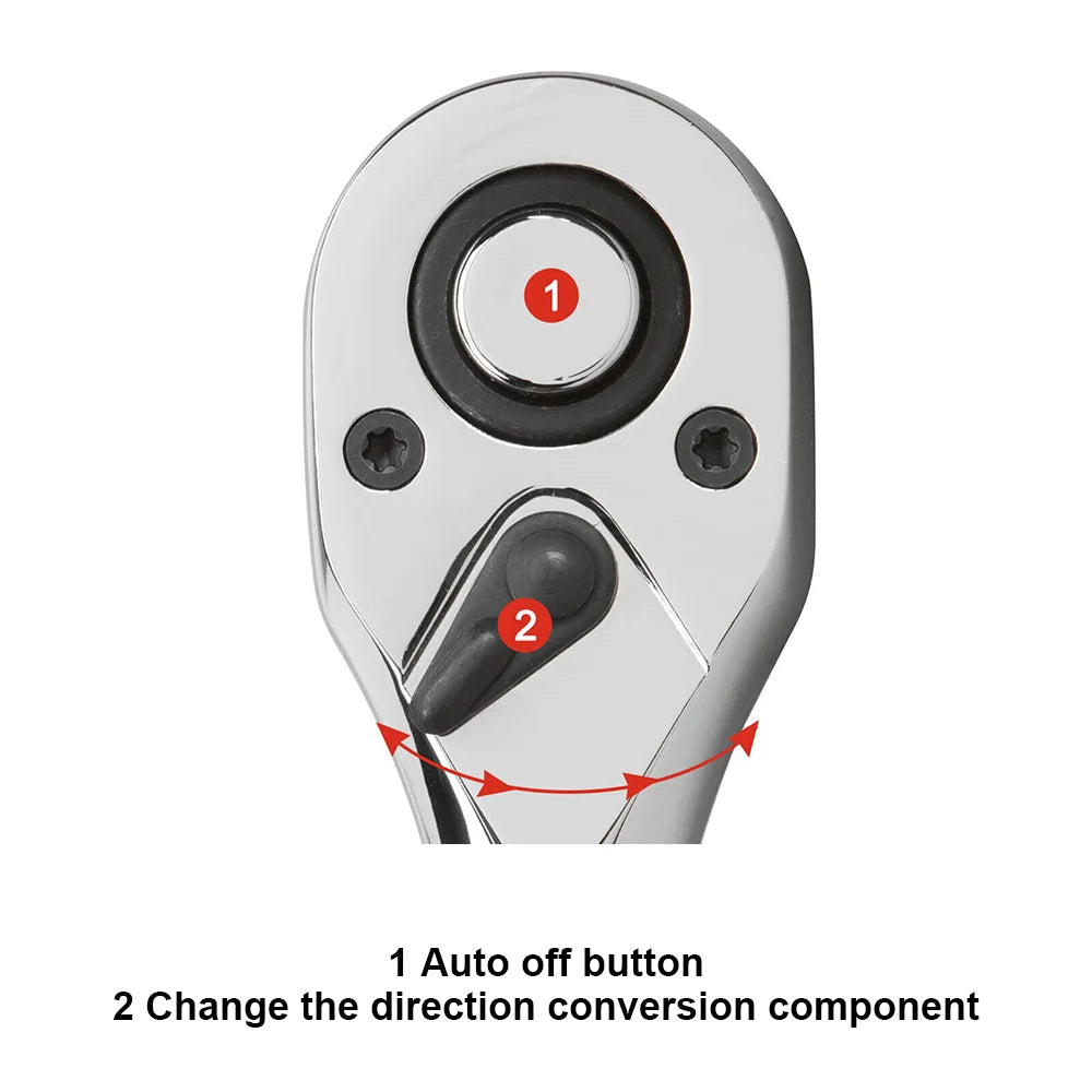 108pcs Ratchet Socket Wrench Set