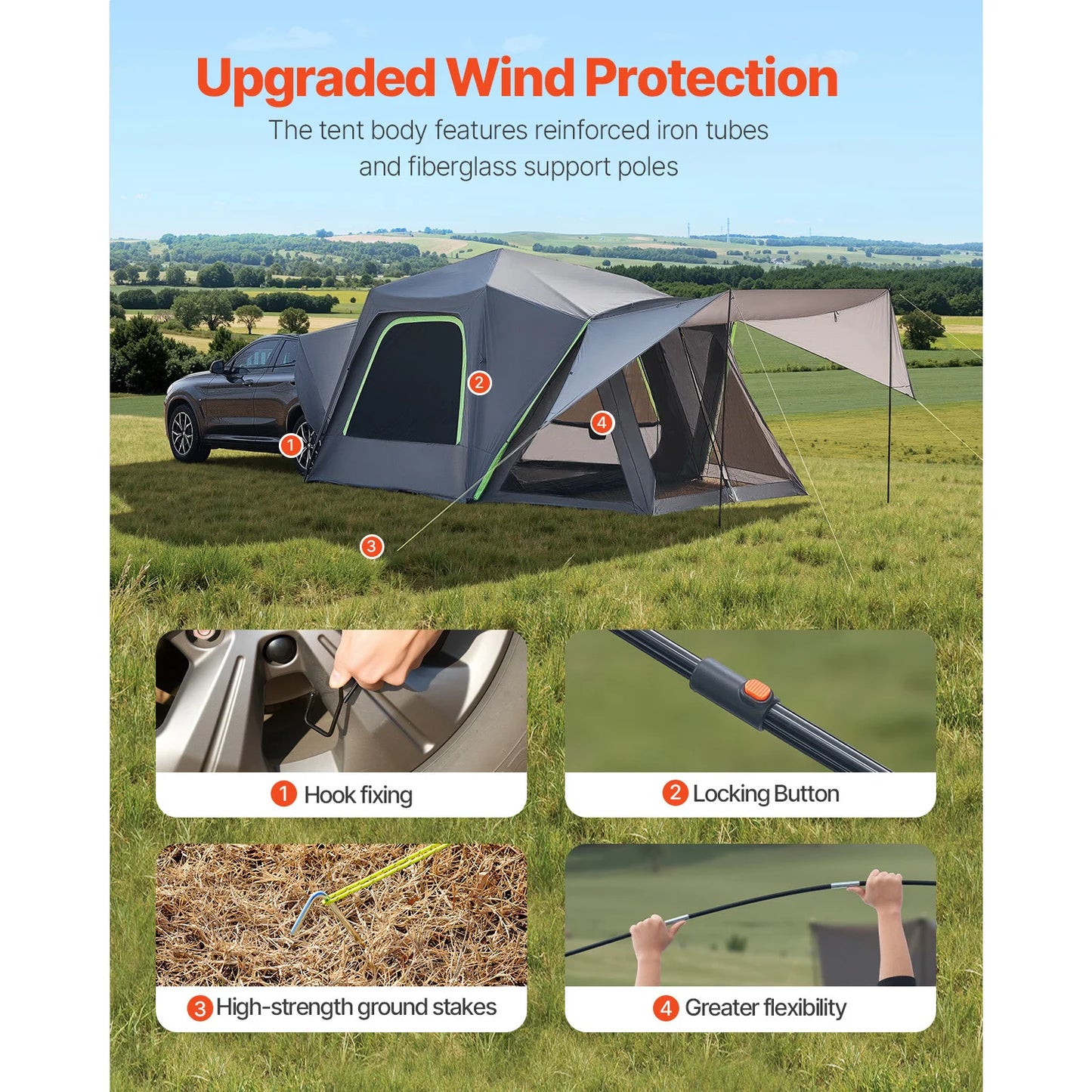 SUV Tent for Camping Waterproof