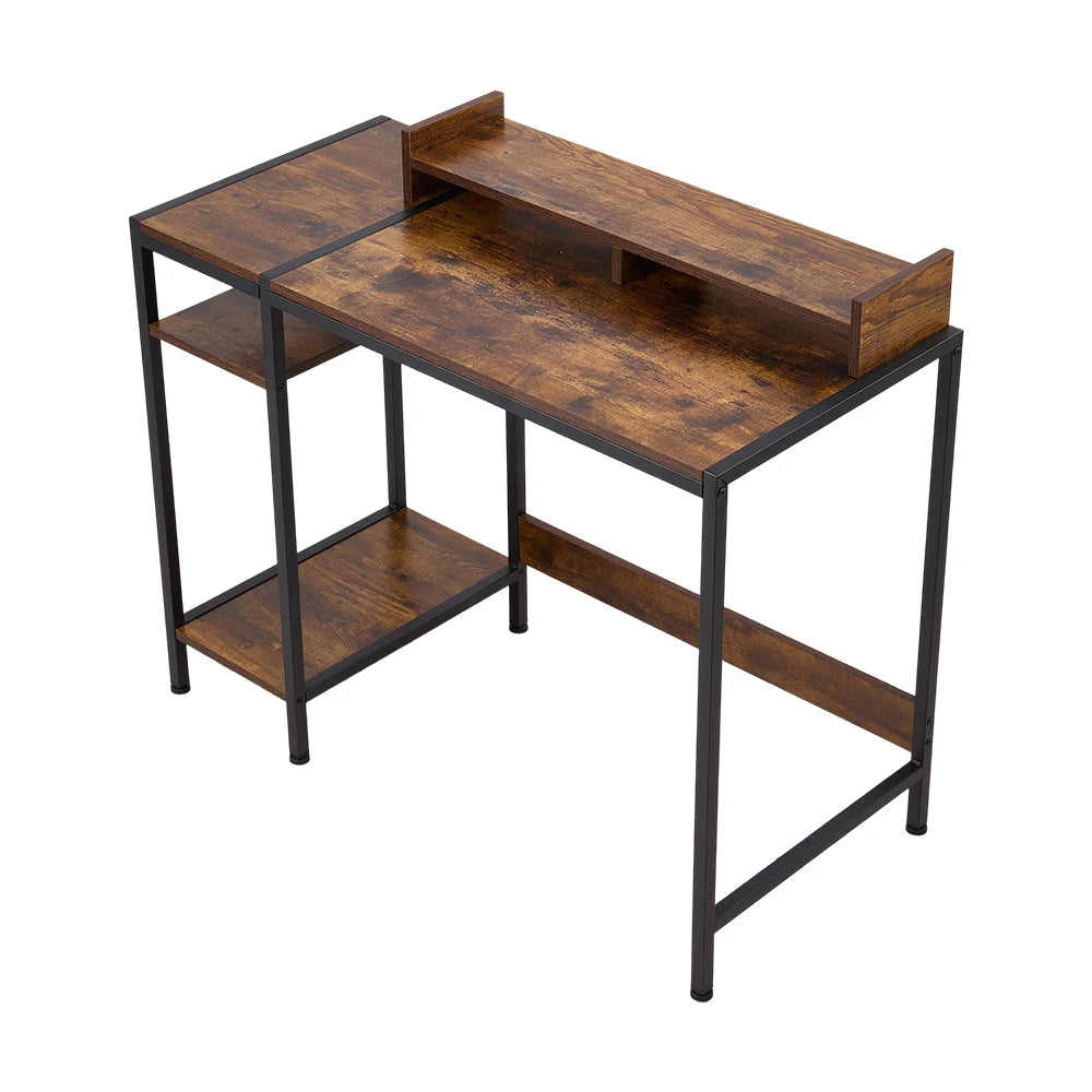 Office Desk with Monitor Stand