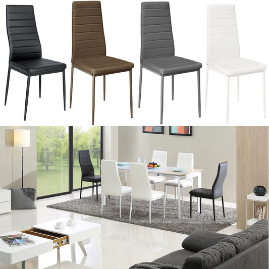Modern Faux Leather Upholstered Dining Chair