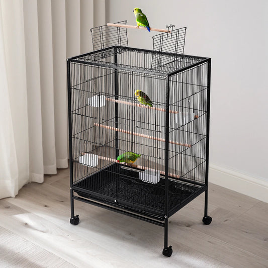 Open Play Top Metal Pet Bird Cage