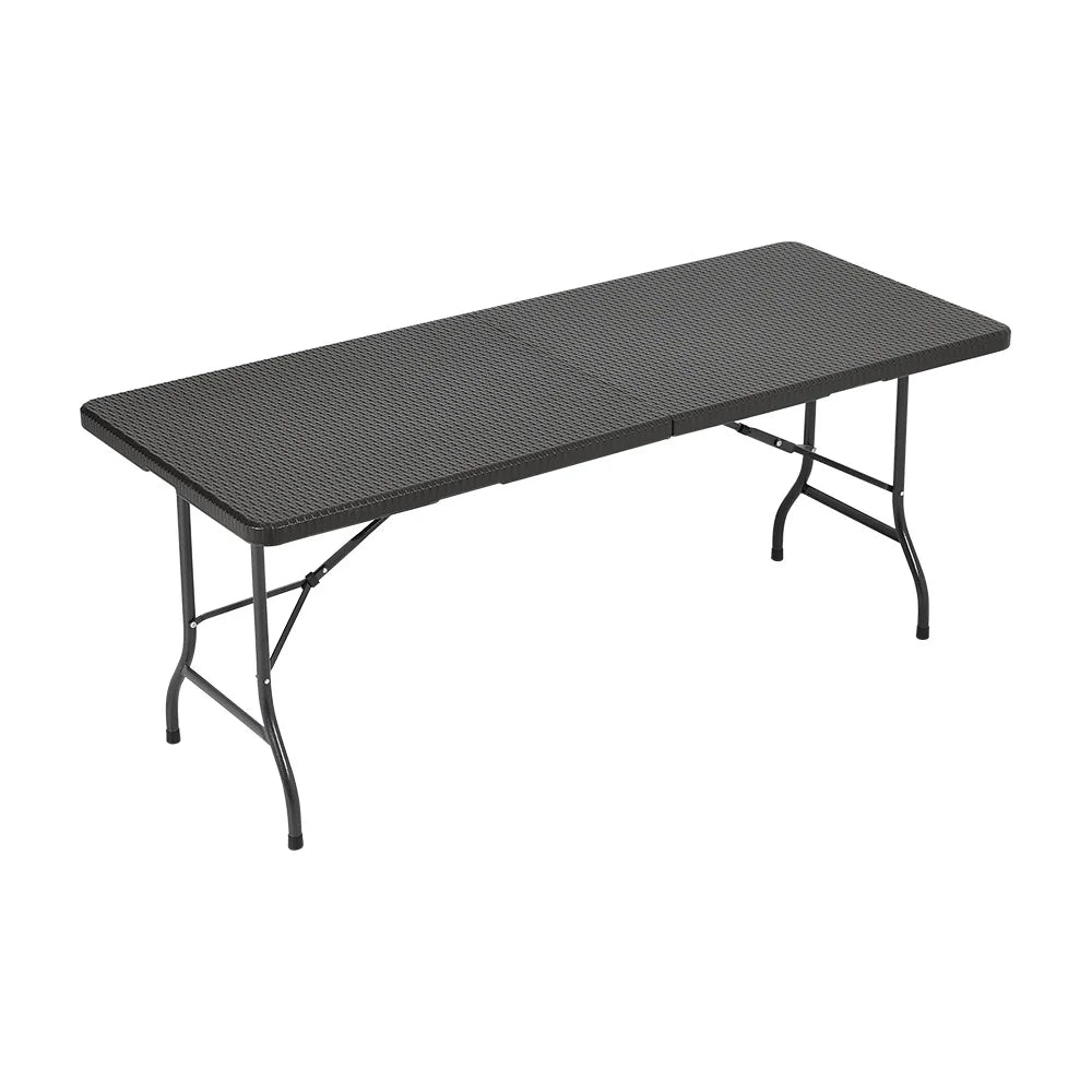 Outdoor Folding Table & 2 Bench Set