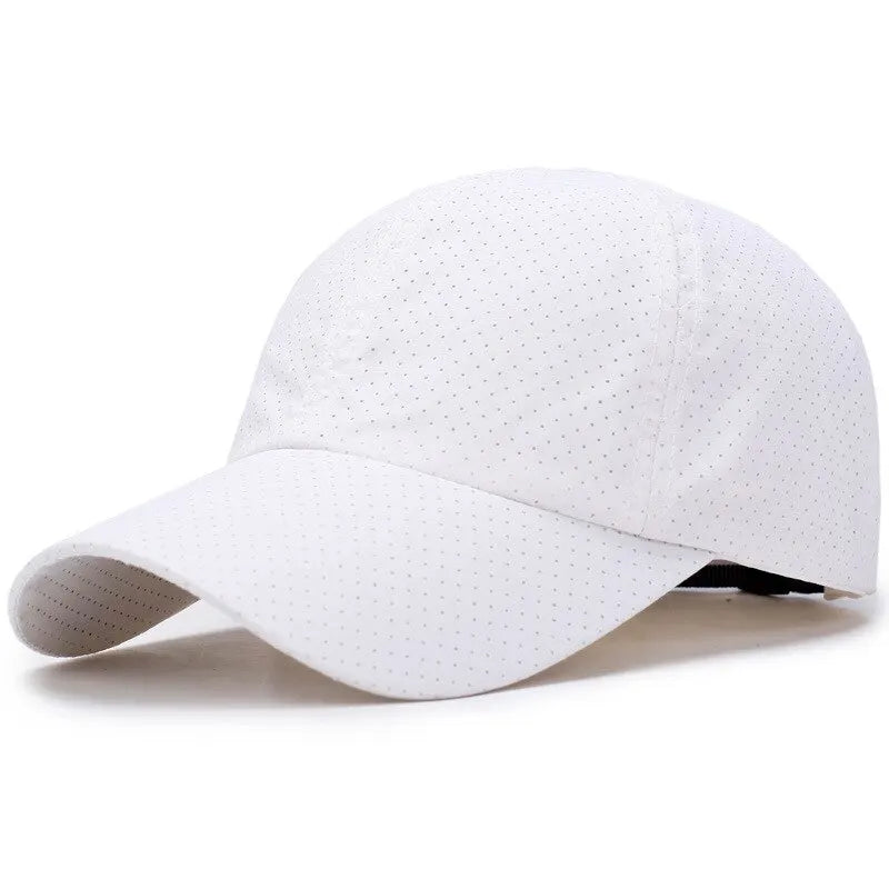 Spring Summer Solid Colour Mesh Cap
