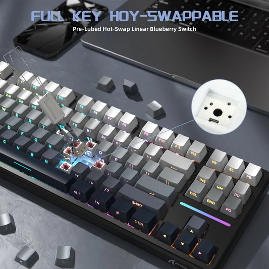 ATTACK SHARK X87 Wireless Mechanical Keyboard