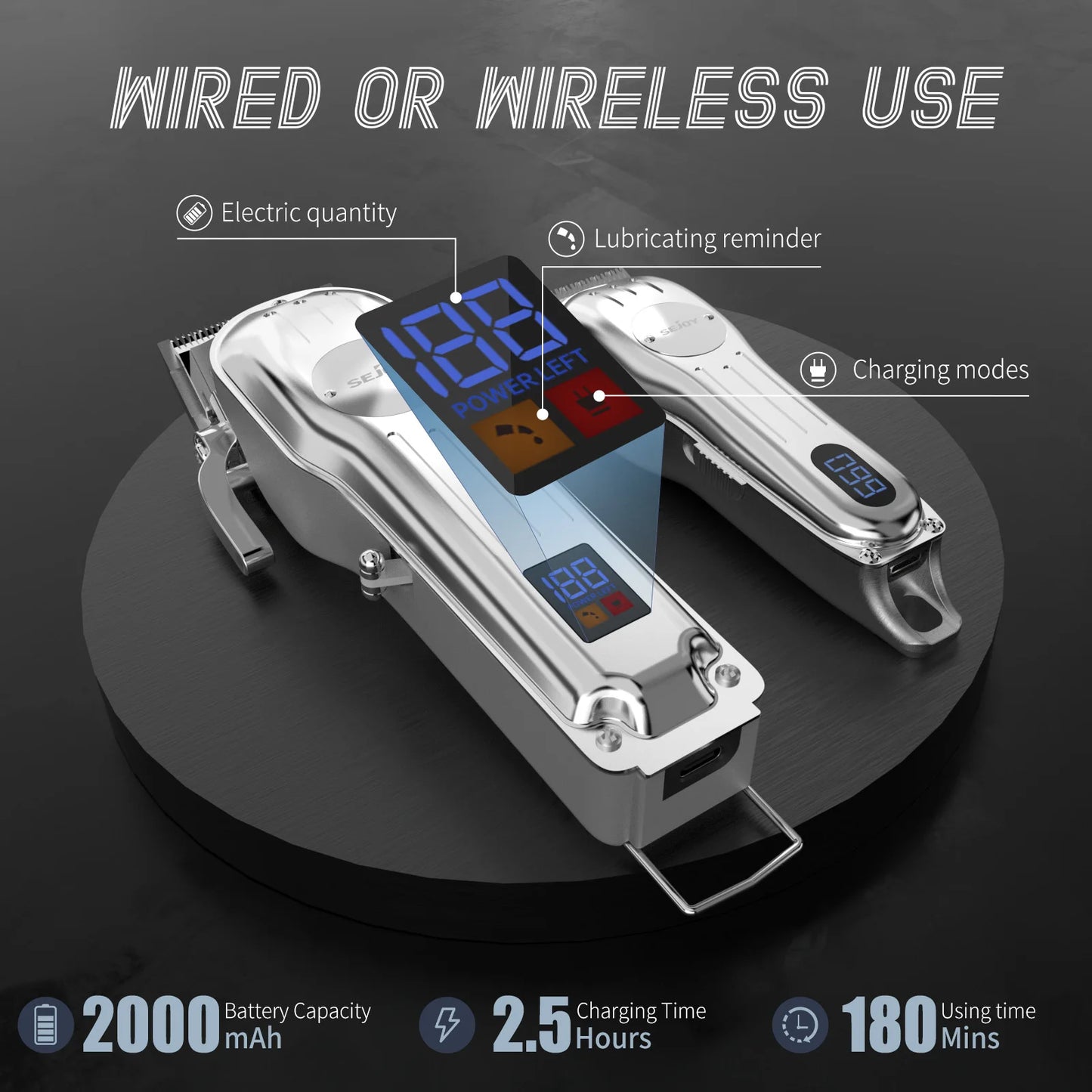 Sejoy Professional Hair Clipper Set For Men