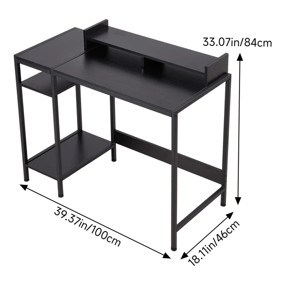 Office Desk with Monitor Stand