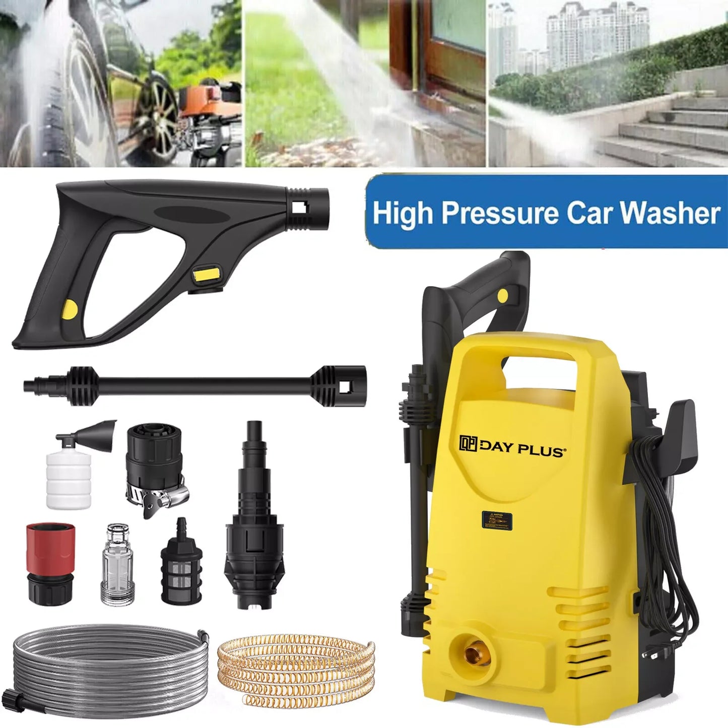 Electric High Pressure Washer 1600W 120 bar