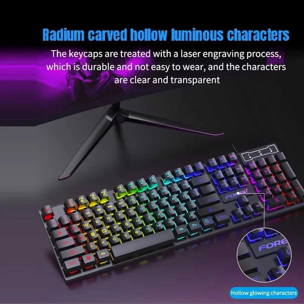 104 key Backlit Mechanical Wired Keyboard