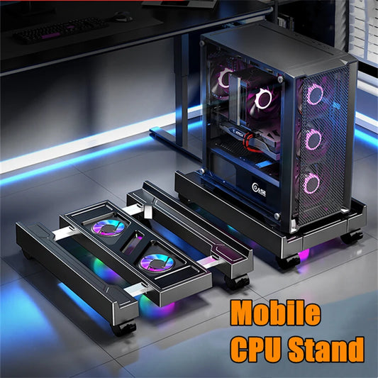 Mobile PC Tower Stand
