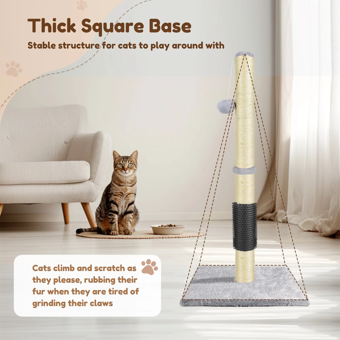 DayPlus Cat Scratch Pole