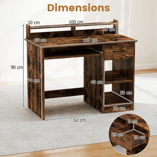 Computer Desk Home Office Workstation