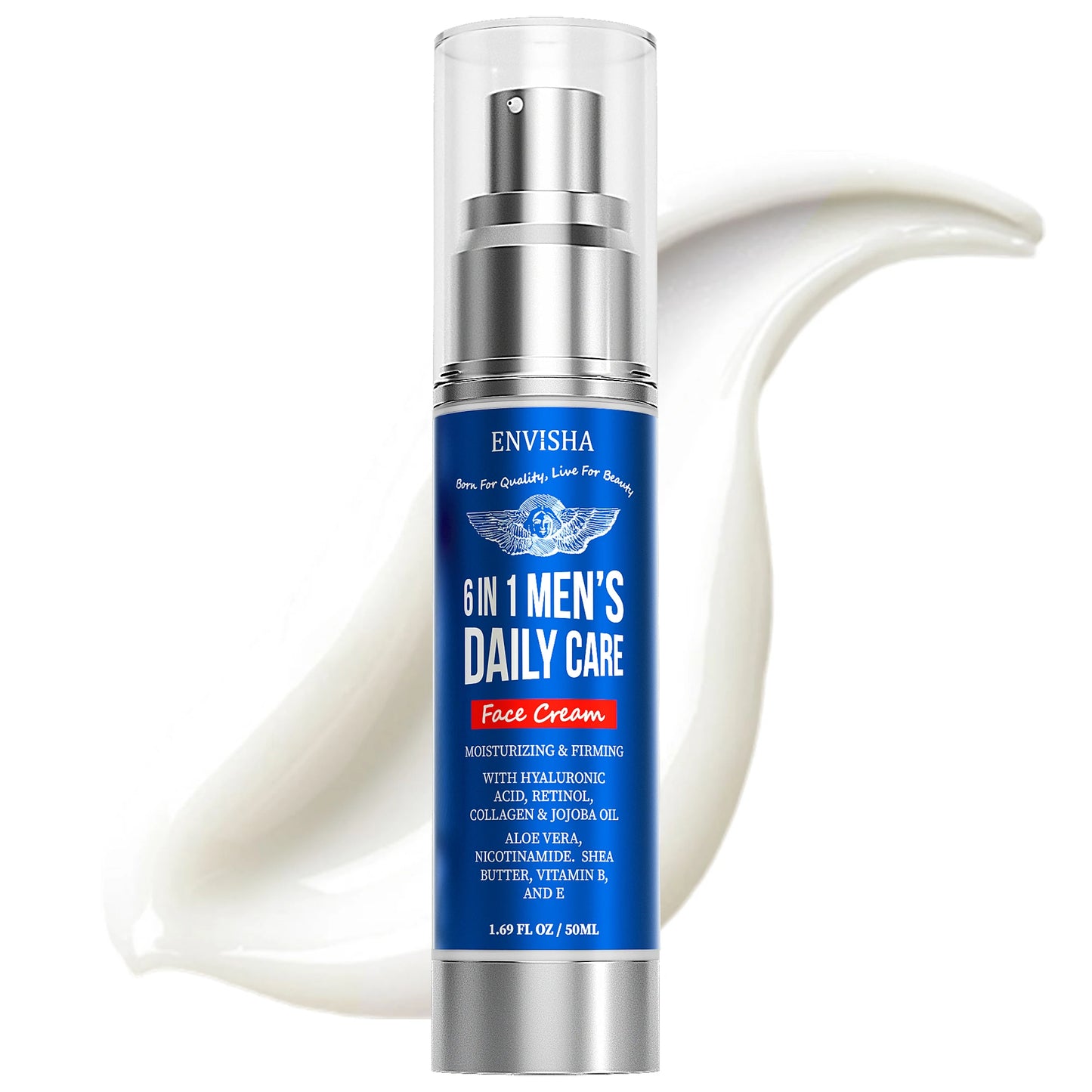 ENVISHA 6 IN 1 Men's Facial Skin Care Cream Anti-aging Moisturizing
