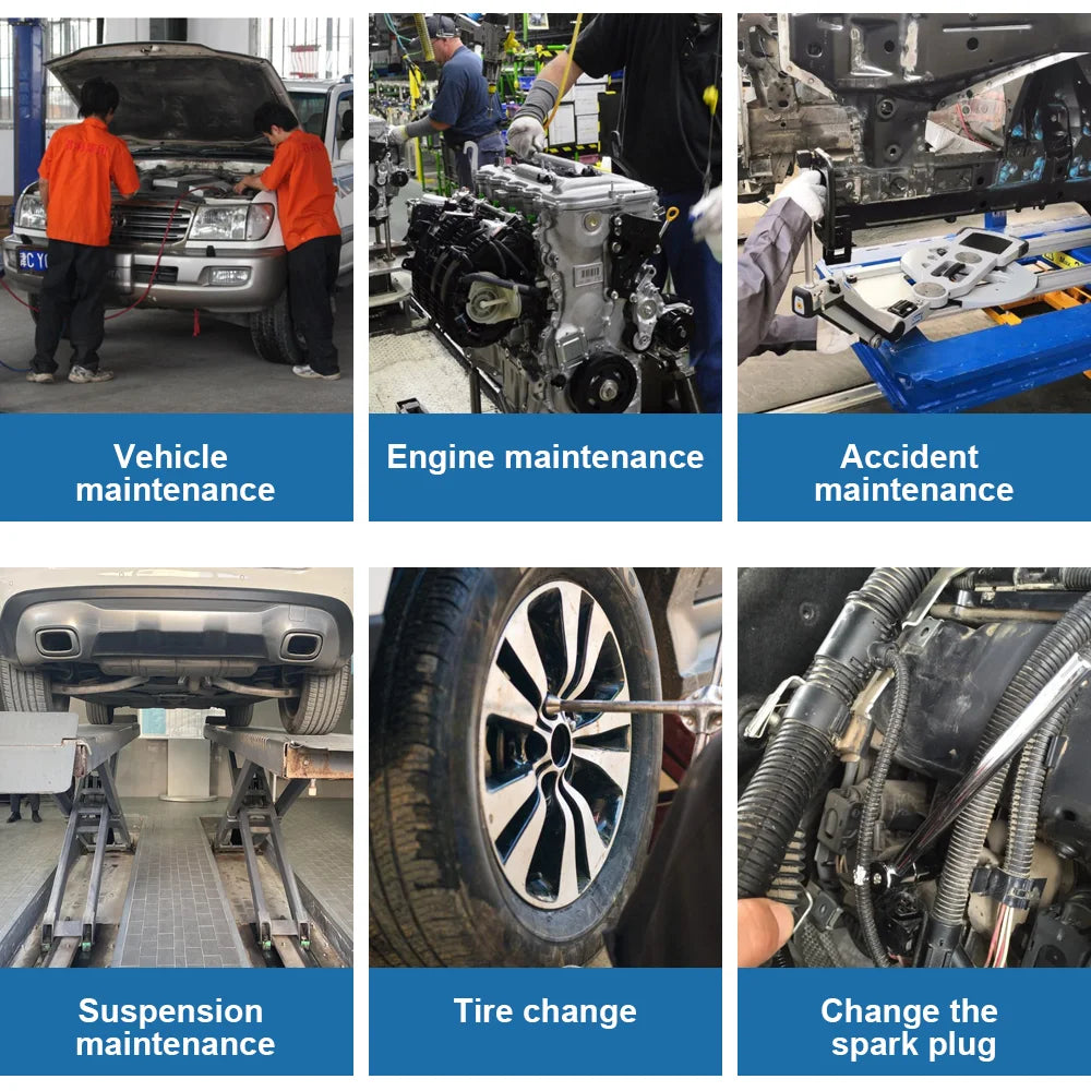 108pcs Ratchet Socket Wrench Set