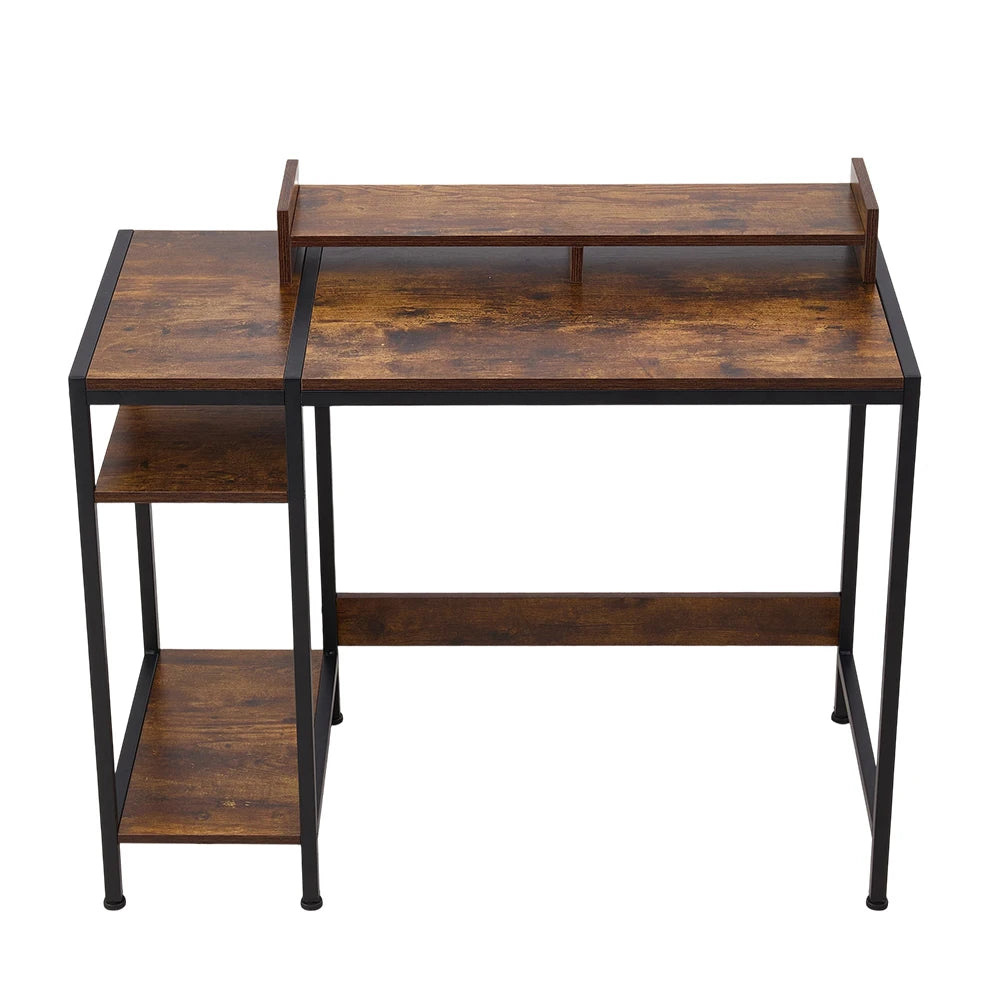 Office Desk with Monitor Stand