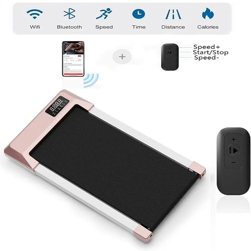 2 in 1 Walking Pad Treadmill Portable for Home & Office