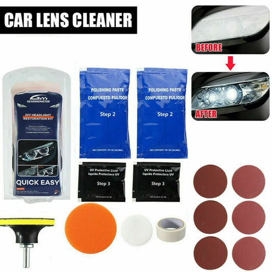 Auto Car Headlight Restoration Kit