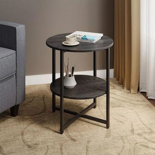 2 Tier Small Round Coffee Table
