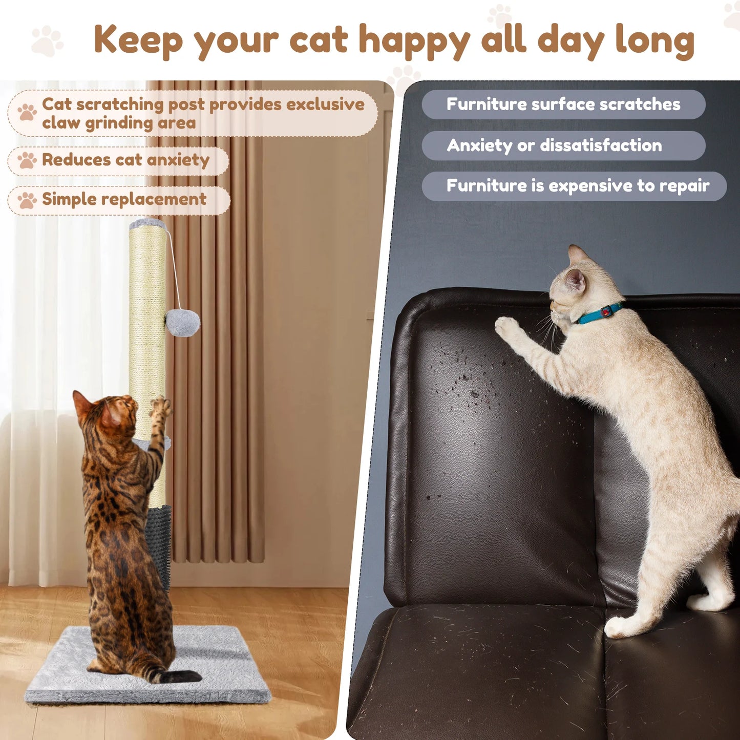 DayPlus Cat Scratch Pole
