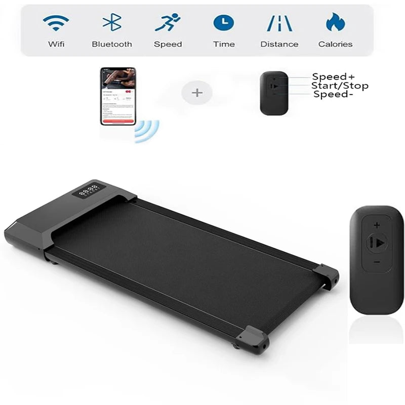 2 in 1 Walking Pad Treadmill Portable for Home & Office