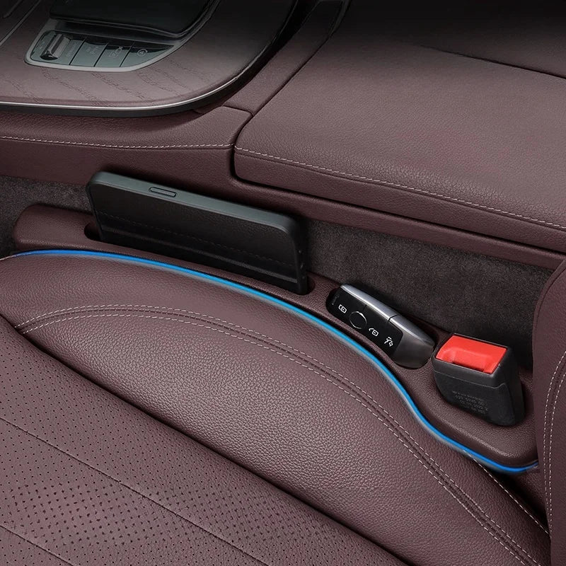 2pc Car Seat Gap Filler Organizer