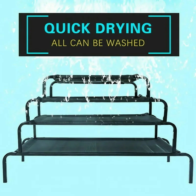 BRIEFNESS Waterproof Elevated Dog Bed