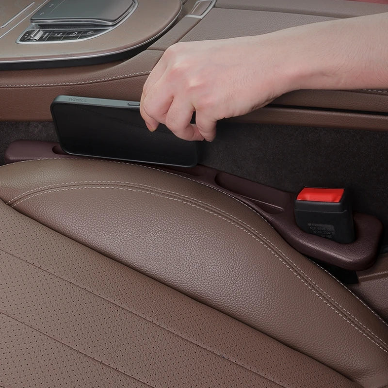2pc Car Seat Gap Filler Organizer