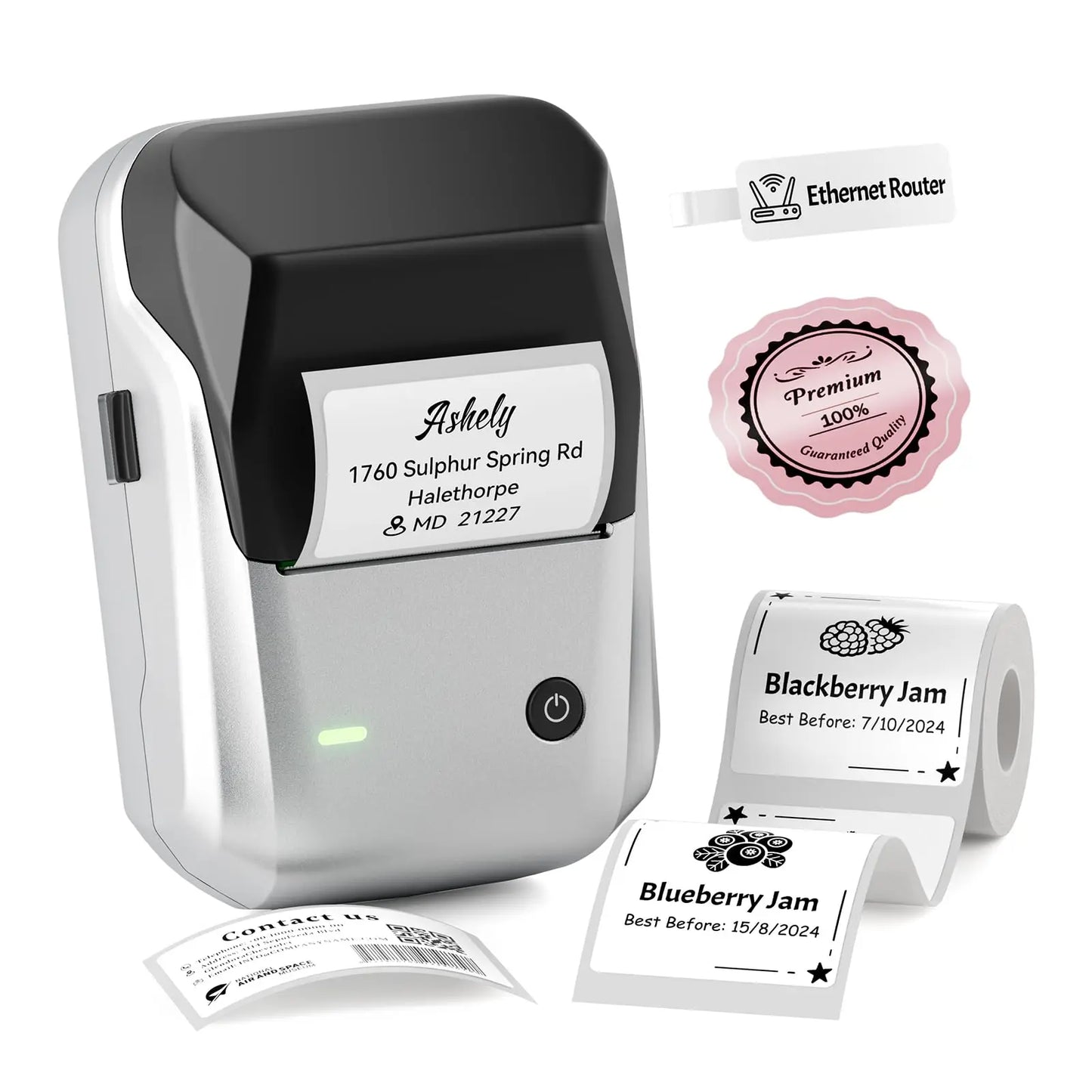 Niimbot B1 Label Maker 2 Inch Bluetooth Portable Label Printer