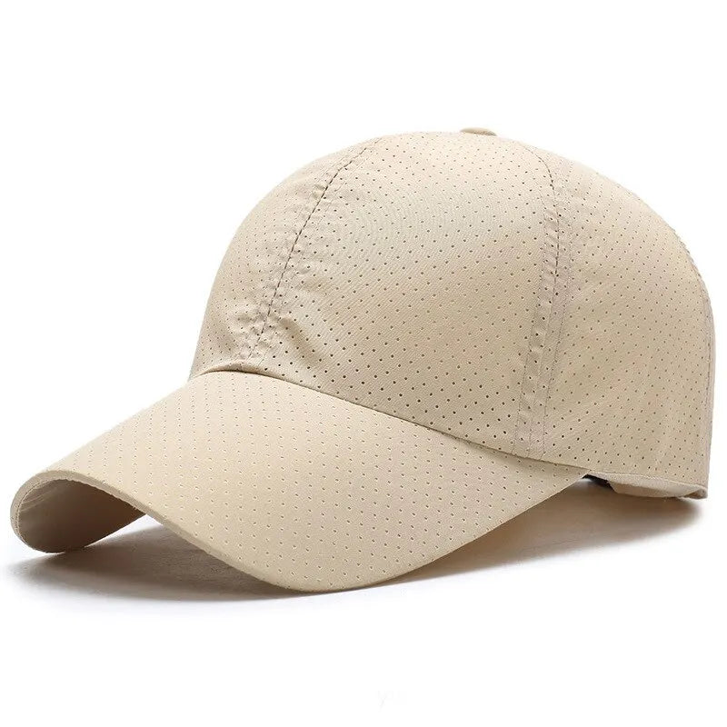 Spring Summer Solid Colour Mesh Cap