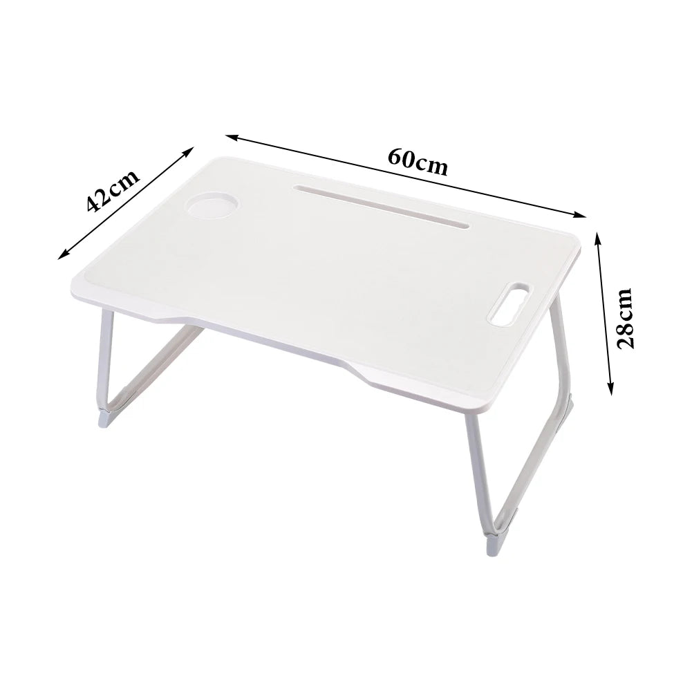 Folding Laptop Bed Desk With Cup Holder